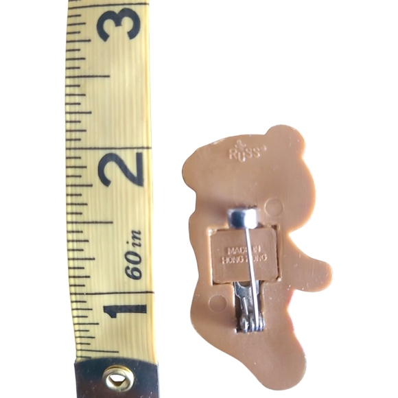 Russ Red and Green Brooch Festive Jewelry Christmas Pin Vintage - Picture 2 of 2